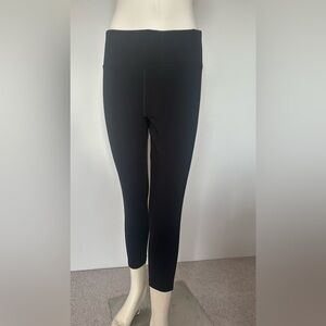 Calvin Klein Performance Black Leggings with Silver Side Band